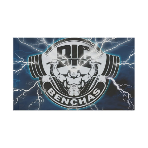 Big Benchas Ride the Benchas Flag - Big Benchas