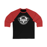 Big Benchas Unisex 3 Sleeve Baseball Tee - Big Benchas