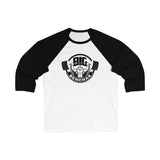 Big Benchas Unisex 3 Sleeve Baseball Tee - Big Benchas