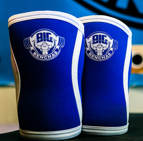 Big Benchin' Elbow Sleeves (Blue) - Big Benchas