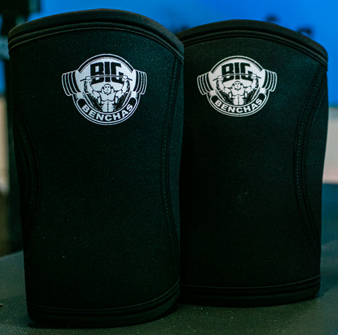 Big Benchin' Elbow Sleeves (Black) - Big Benchas
